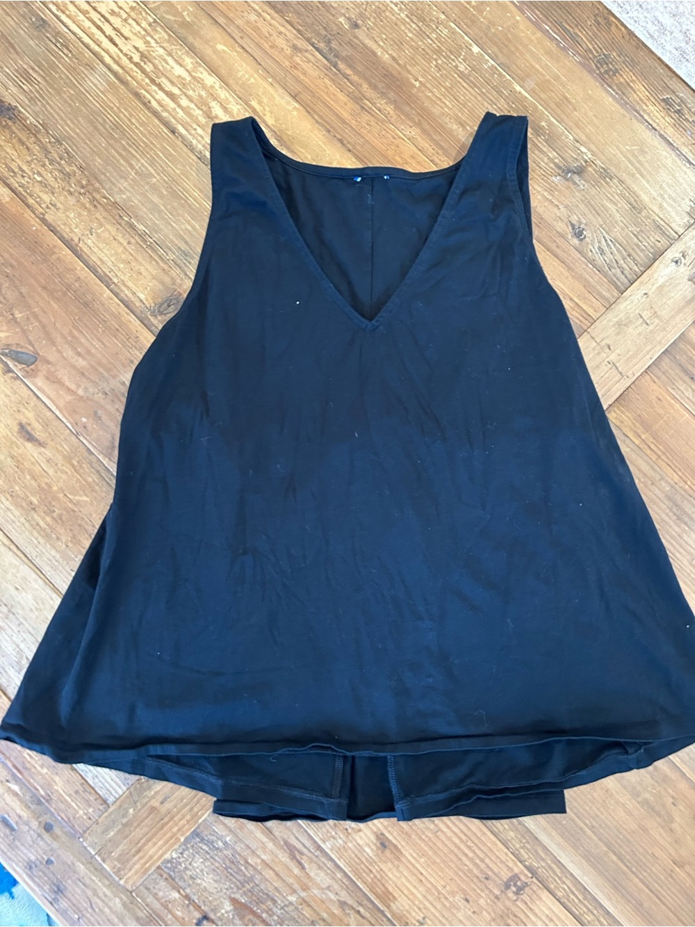 Kit and Ace Black V-Neck Sleeveless Tank